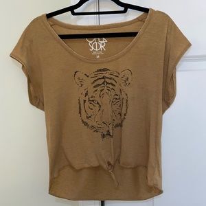 Tiger Crop Top